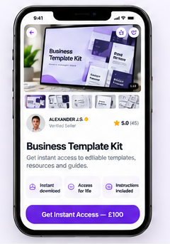Digital products OfferLink customer-facing mobile preview